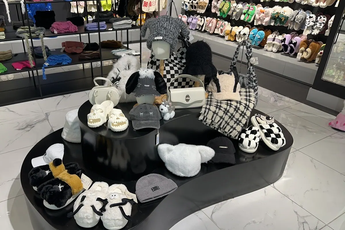 Curated accessories display